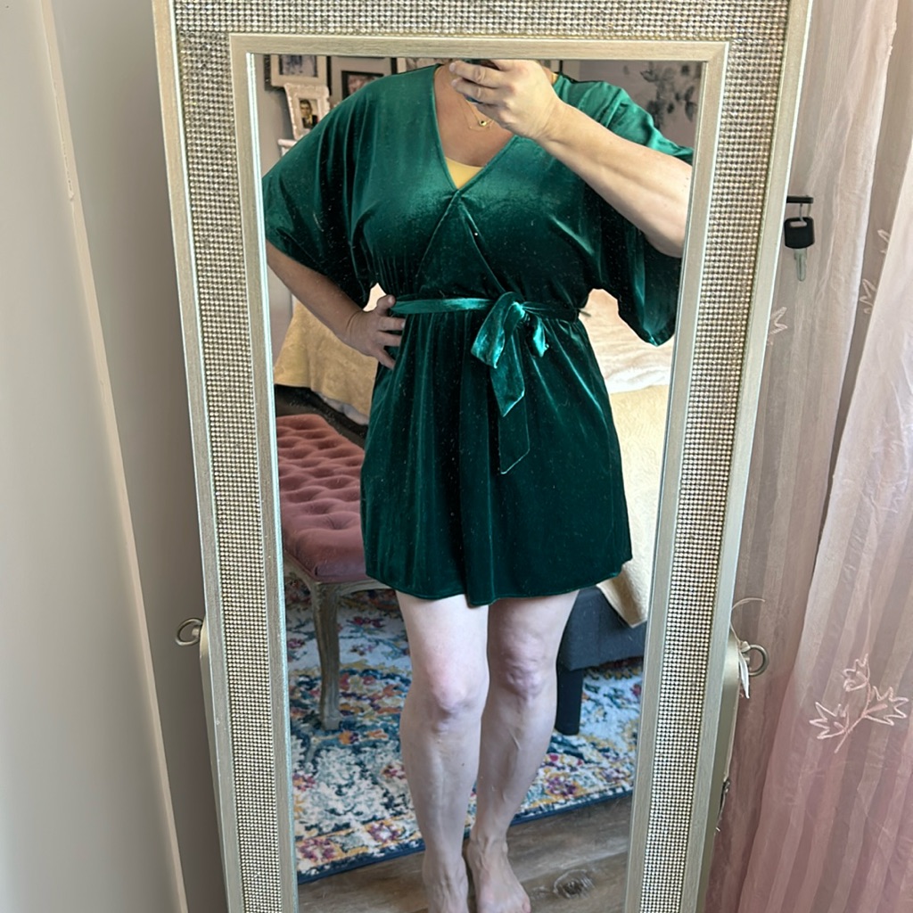 Vici Velvet Kimono Dress
